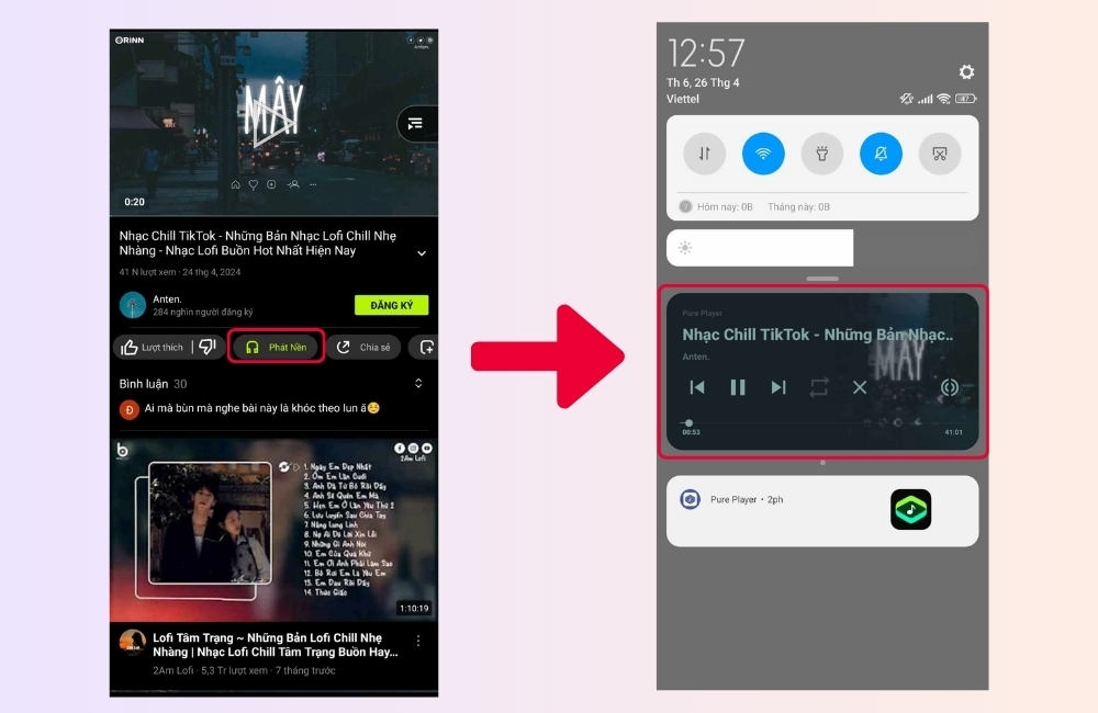 Cách nghe nhạc trên YouTube khi tắt màn hình Samsung (ảnh 9)