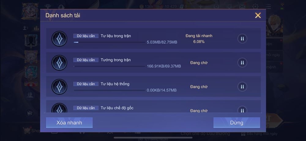 Cách cập nhật Liên Quân Mobile phiên bản Lễ hội 5v5 2