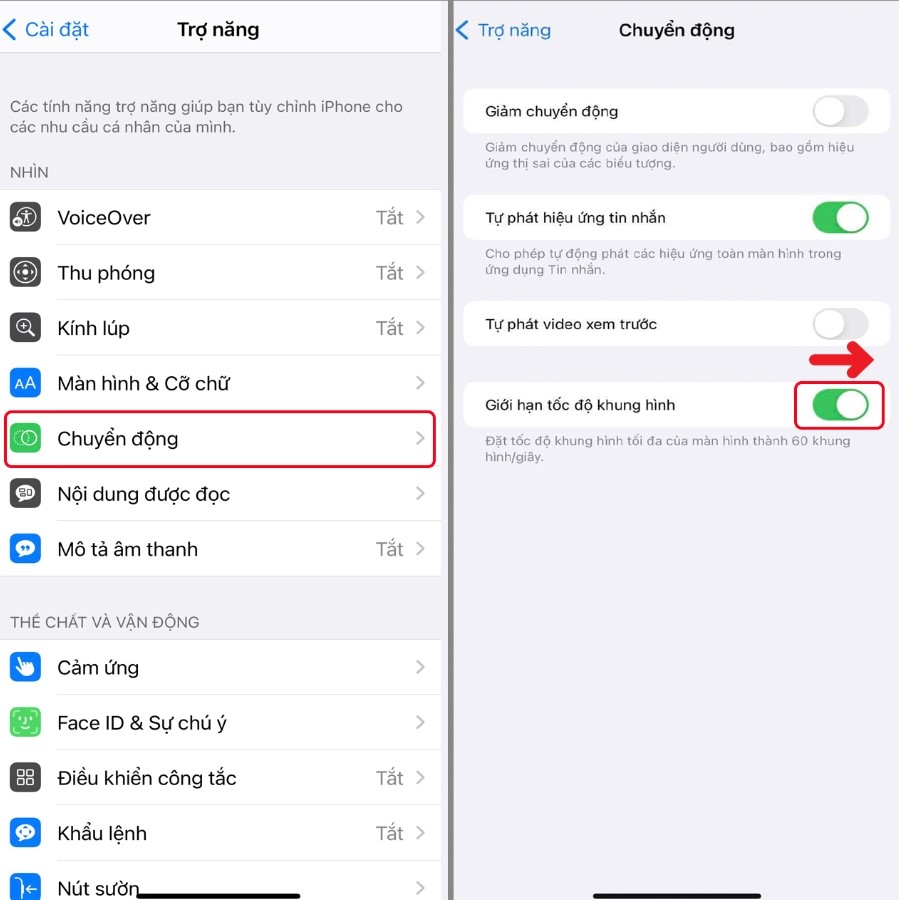 Chỉnh tần số quét màn hình iPhone siêu nhanh và đơn giản khi làm theo hướng dẫn sau 5