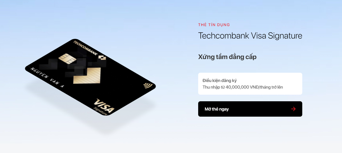 Thẻ đen Techcombank (ảnh 10)