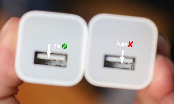 Cách kiểm tra củ sạc iPhone 20W chính hãng (ảnh 1)