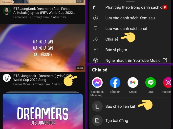 Bước 1: Tìm kiếm nhạc trên Youtube (hình 2)