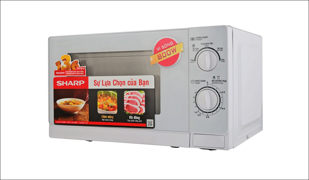 Lò vi sóng Sharp 20 lít R-201VN-W