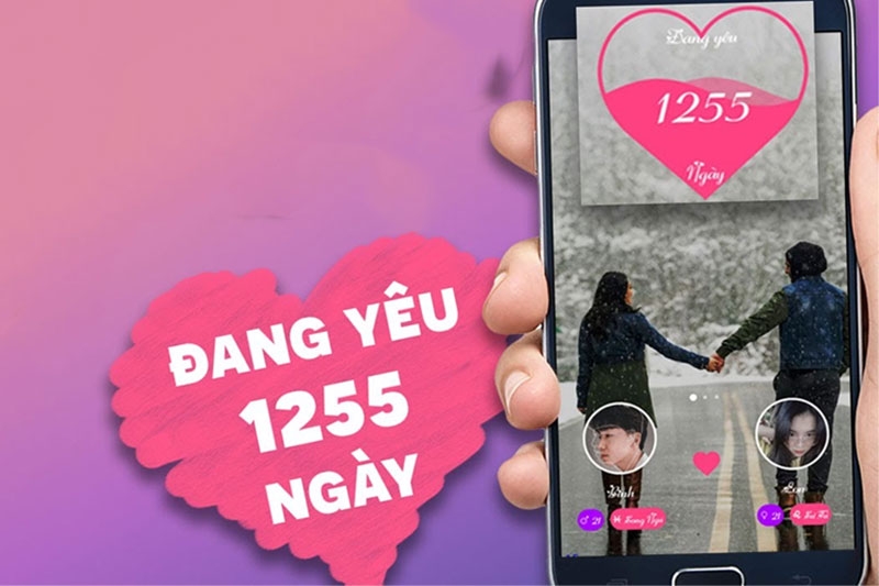 Phần mềm đếm ngày yêu hình 2