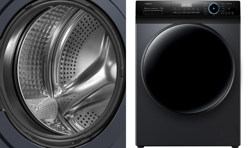 Công nghệ giặt Smart Dual Spray trên máy giặt Aqua là gì? Những tính năng khác của máy giặt Aqua 5