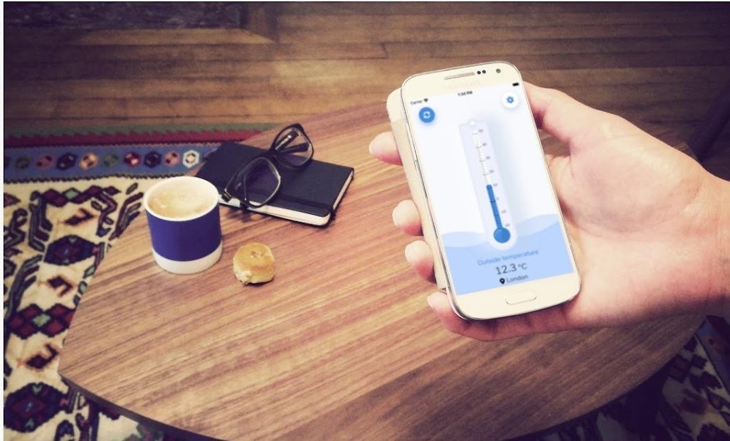 cách xem nhiệt độ phòng trên iphone bằng app nhiệt kế - ứng dụng nhiệt độ