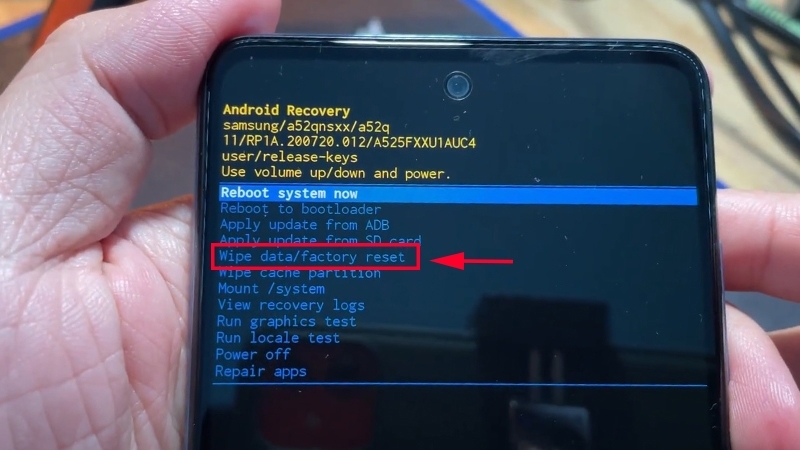 Cách reset Samsung bằng phím cứng hình 7