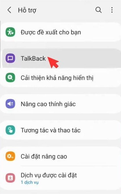 Cách tắt quyền trợ năng trên Samsung hình 4