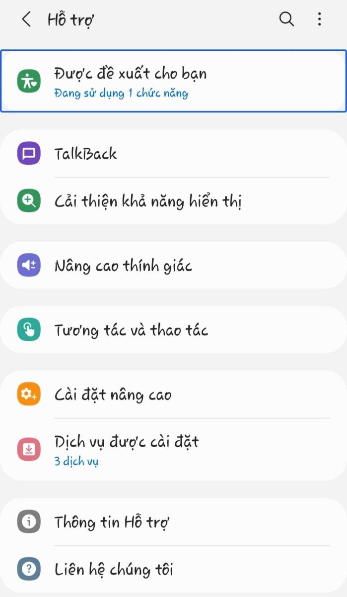 Cách tắt quyền trợ năng trên Samsung hình 6