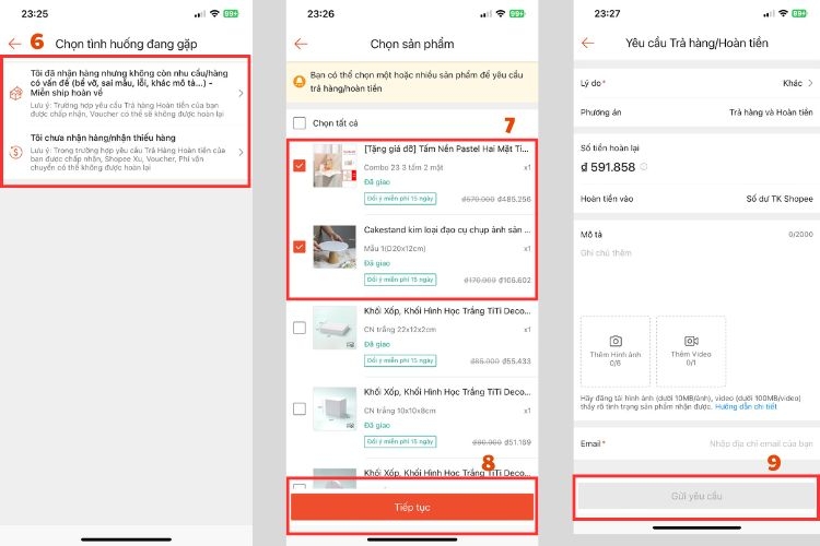 Cách hoàn tiền trên Shopee khi đã nhận hàng chi tiết nhất 2