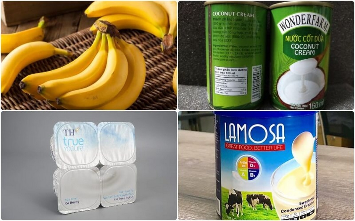 cách làm kem chuối không cần bột năng - hình 1