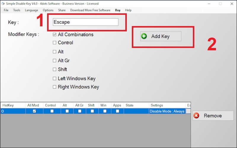 vô hiệu hóa bàn phím laptop (ảnh 6)