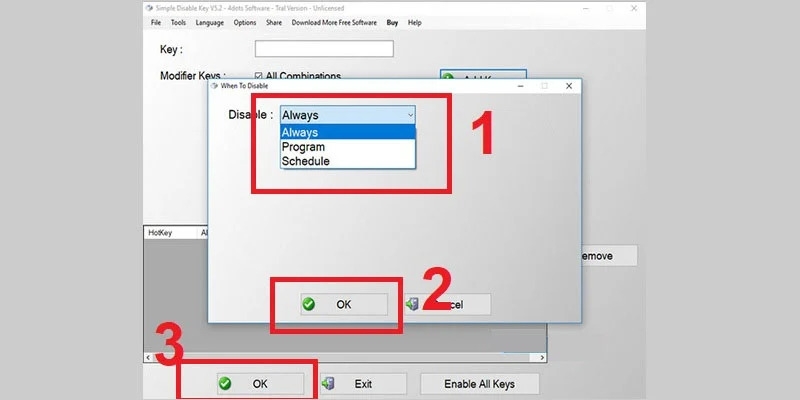 vô hiệu hóa bàn phím laptop (ảnh 7)