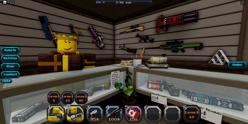 code Pixel Gun Tower Defense 3D 1