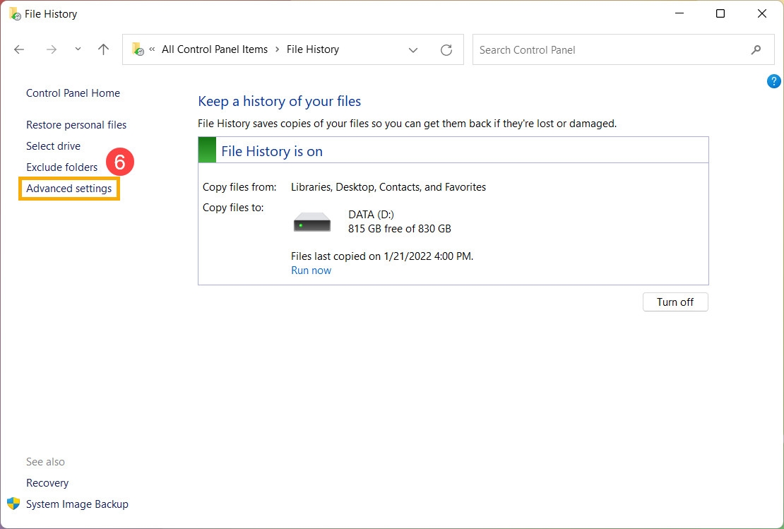 Chia sẻ cách backup dữ liệu Win 11 - hình 7