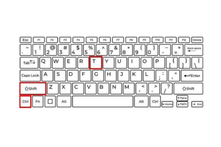 mở lại tab vừa đóng 1
