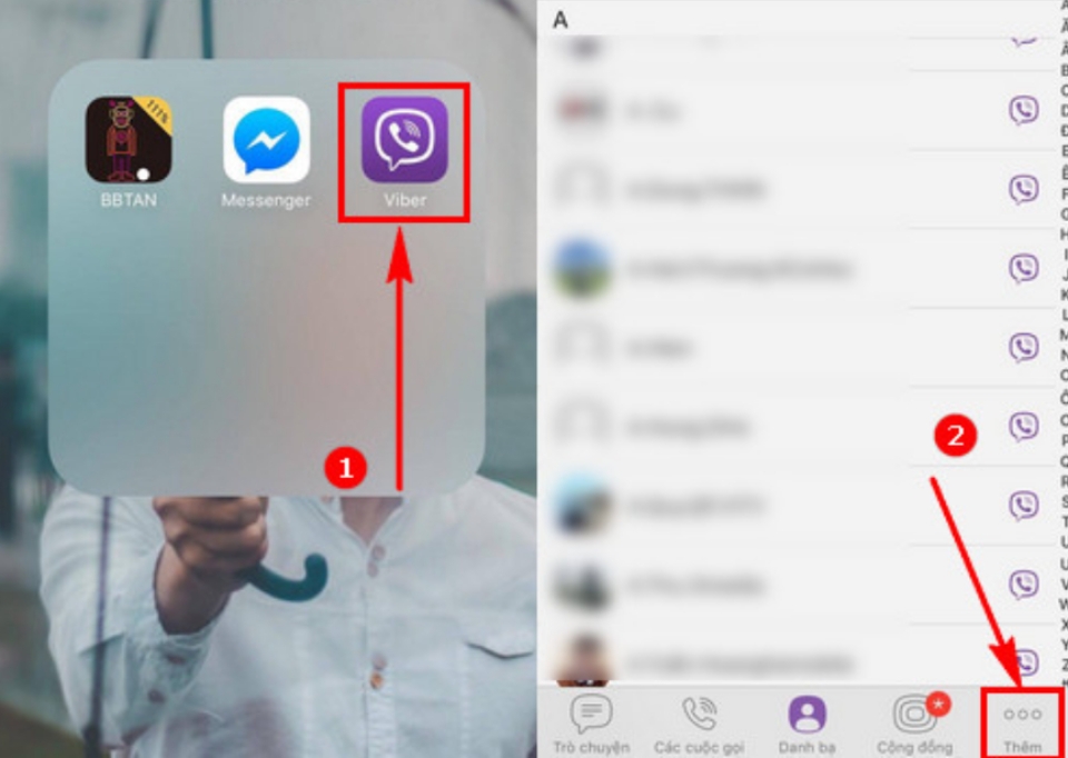 Nên tạo liên hệ đáng tin cậy để giảm rủi ro khi sử dụng Viber