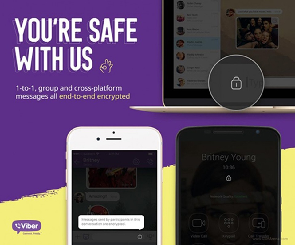 Mã hóa đầu cuối giúp người dùng không còn thắc mắc viber có an toàn không