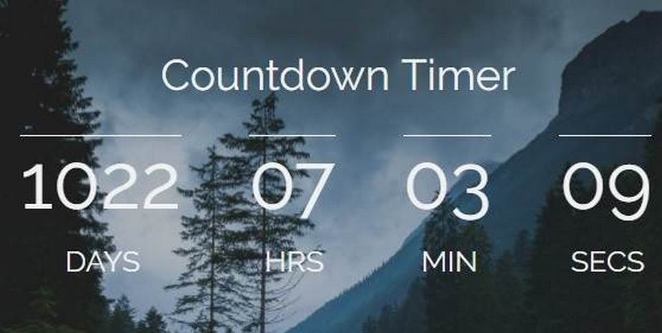 Công cụ Countdown Time - Event Countdown & Big Days Widget đếm ngược ngày giờ