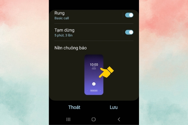 Cách thay đổi hình nền báo thức cho Samsung (hình 3)