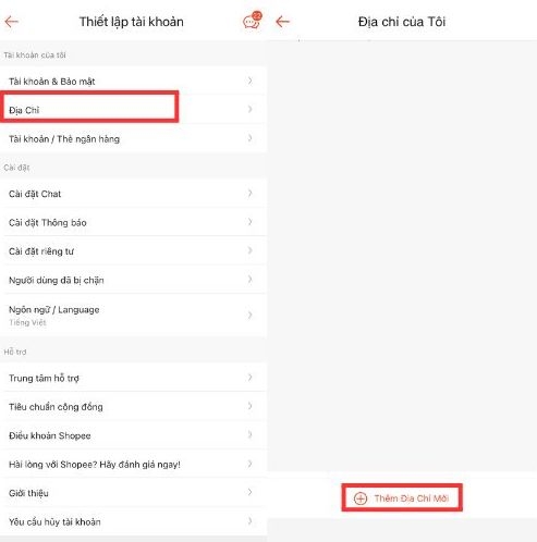 cách đổi địa chỉ giao hàng Shopee (hình 2)