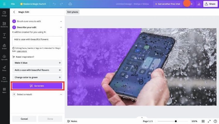 chỉnh ảnh bằng ai (hình 5)