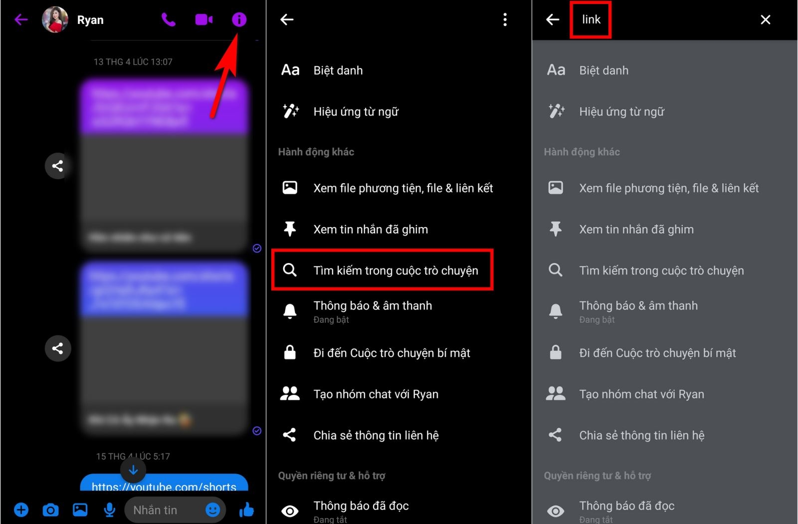 xem lại tin nhắn cũ trên Messenger 6