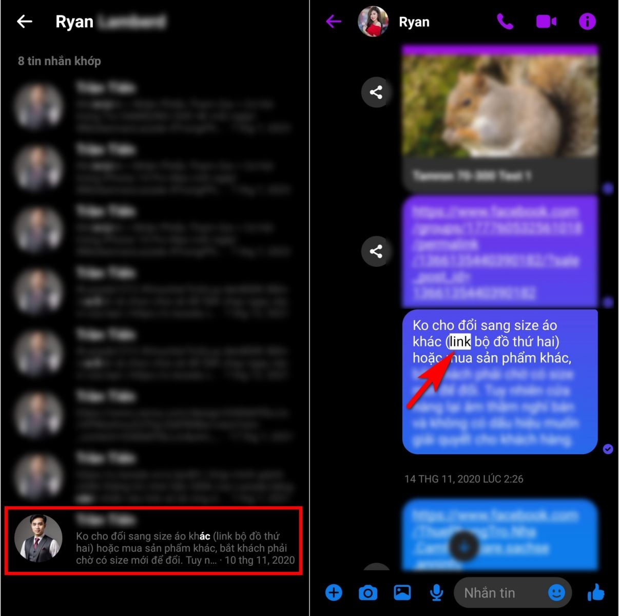 xem lại tin nhắn cũ trên Messenger 7