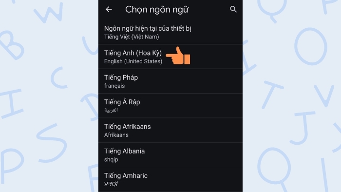 Hướng dẫn thay đổi ngôn ngữ Google Chrome trên điện thoại Android (hình 3)