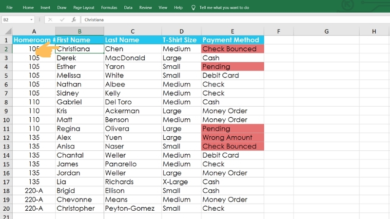 Cách ghim cố định kết hợp dòng và cột trong Excel (hình 1)