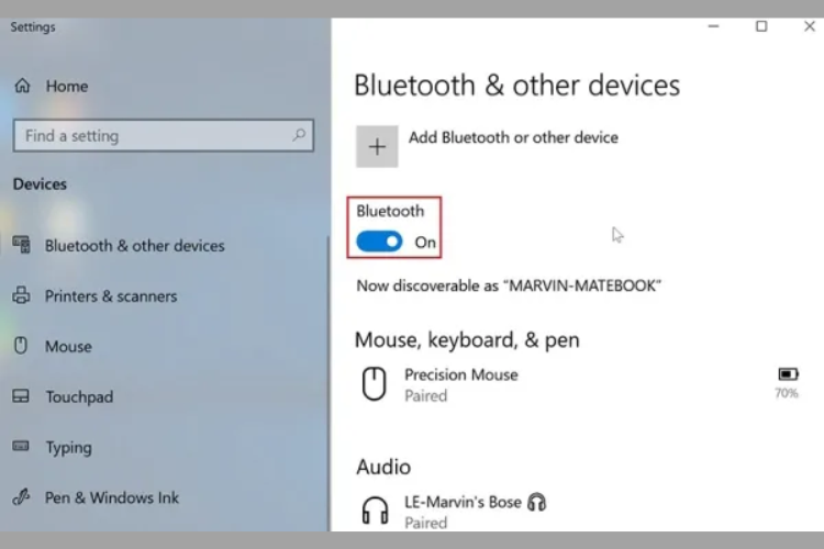 Hướng dẫn bật Bluetooth trên laptop Dell