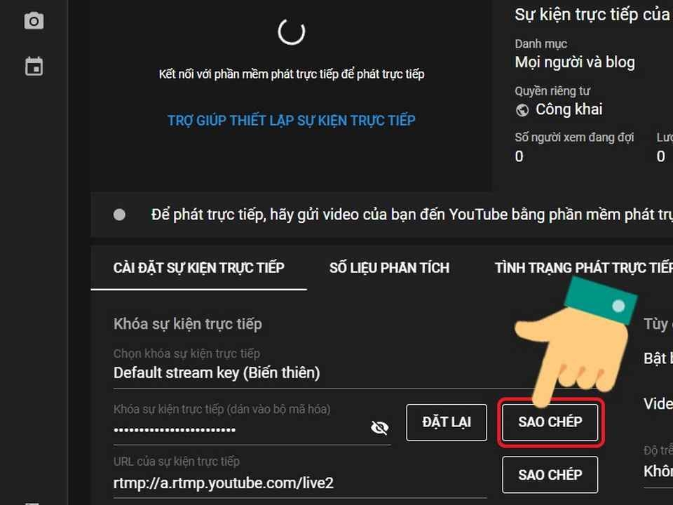 Cách dùng Youtube OBS Live Stream phát trực tiếp trên máy tính