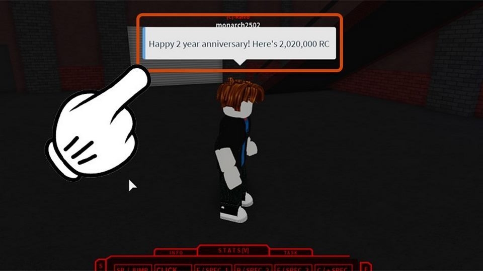 Nhấn vào nội dung chơi game tùy thích bước