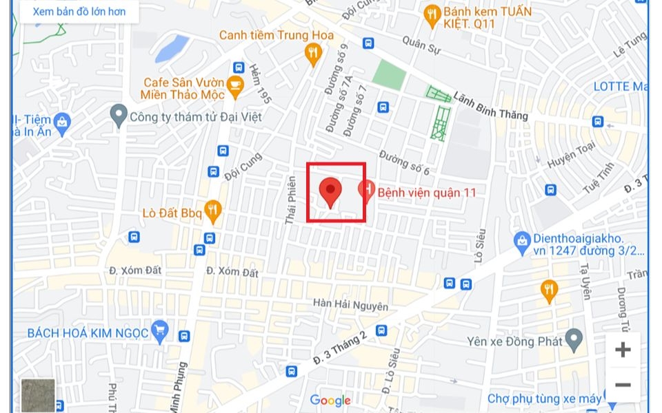 Vị trí của kho 50 HCM Tân Bình SOC trên bản đồ