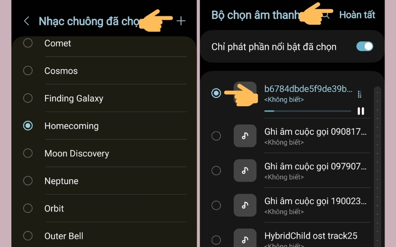 Cách cài nhạc chuông báo thức cho Samsung từ TikTok 3