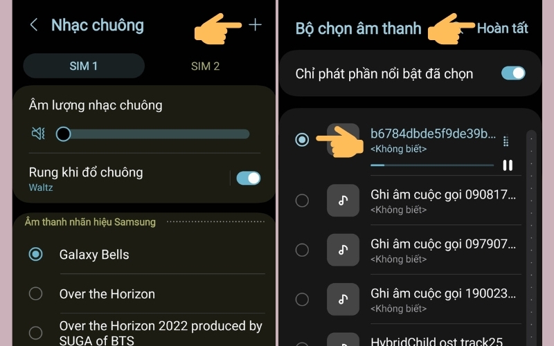 Cách cài nhạc chuông cho Samsung 2