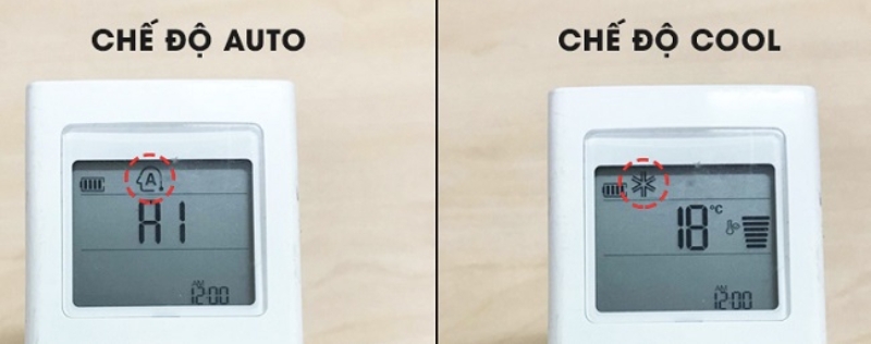 Điều hoà nên để chế độ AUTO hay COOL mát hơn hình 1