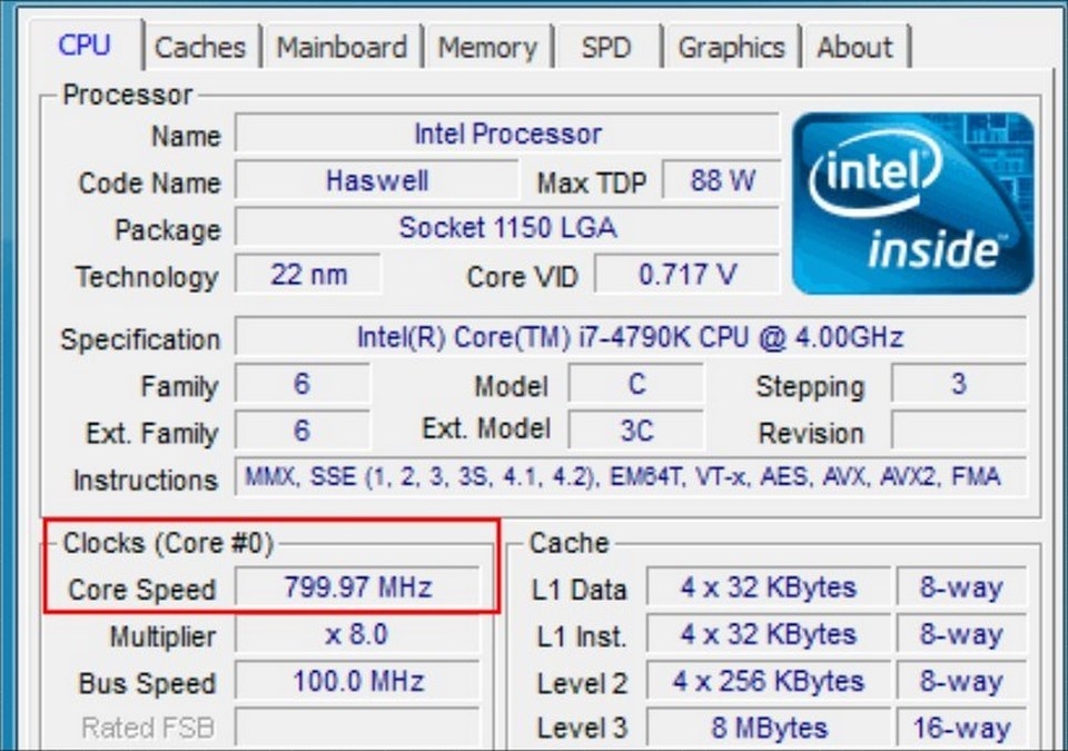 CPU-Z - Phần mềm đo nhiệt độ CPU mượt nhất