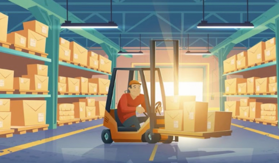 Nhân viên kho sẽ phân loại và chuyển tiếp đơn hàng đến shipper vận chuyển