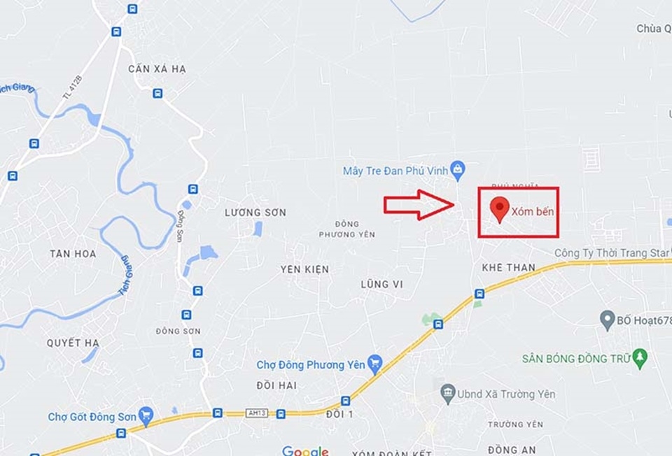 Vị trí kho 21 HNI Chương Mỹ SOC trên bản đồ