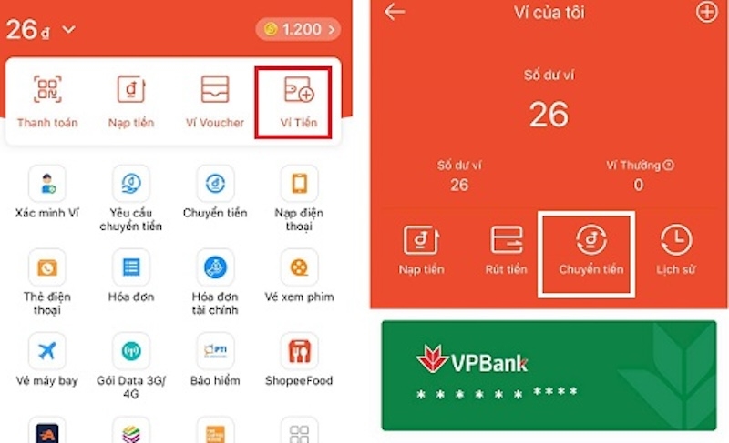 Cách chuyển tiền từ ShopeePay vào tài khoản ngân hàng (Hình 2)