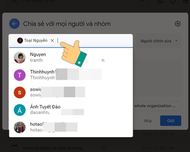 Mở quyền truy cập Google Drive trên điện thoại (Hình 5)