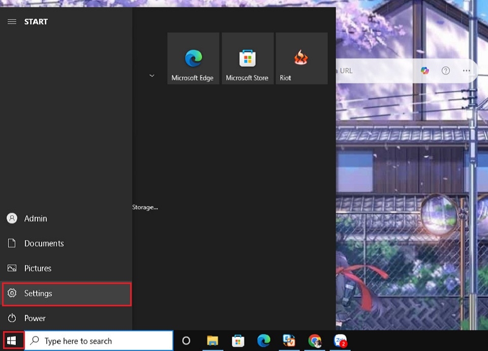 Cách tắt thời tiết trên Win 10 4