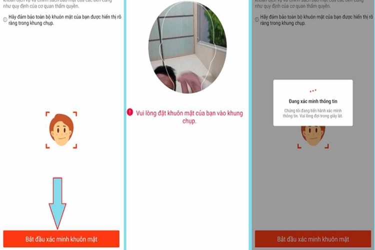 Cần xác nhận khuôn mặt khi đăng ký sử dụng ví trả sau Spaylater