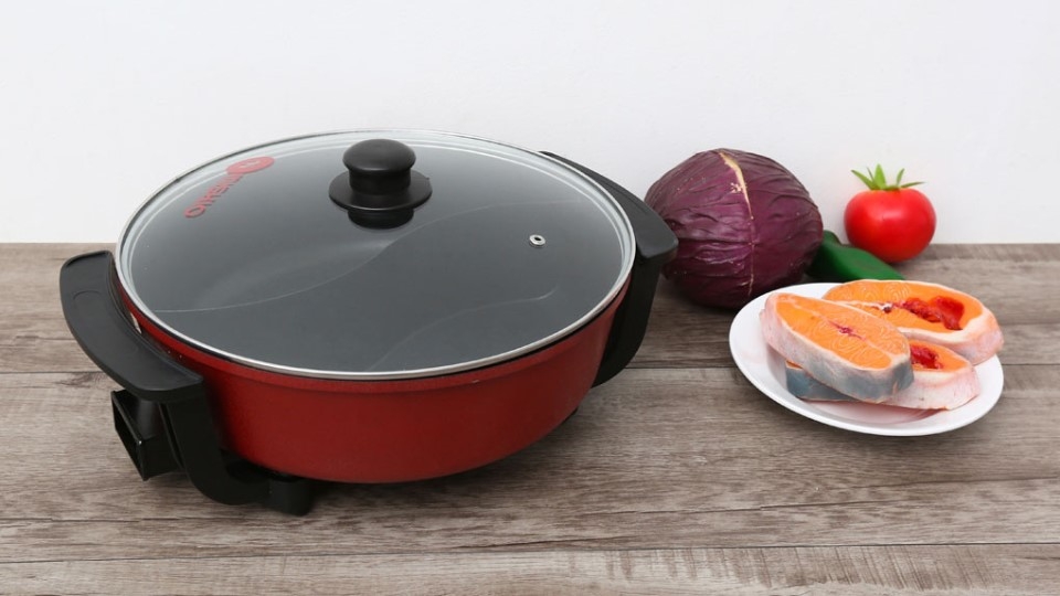 Nồi lẩu điện 2 ngăn Mishio dung tích 5 lít MK-112