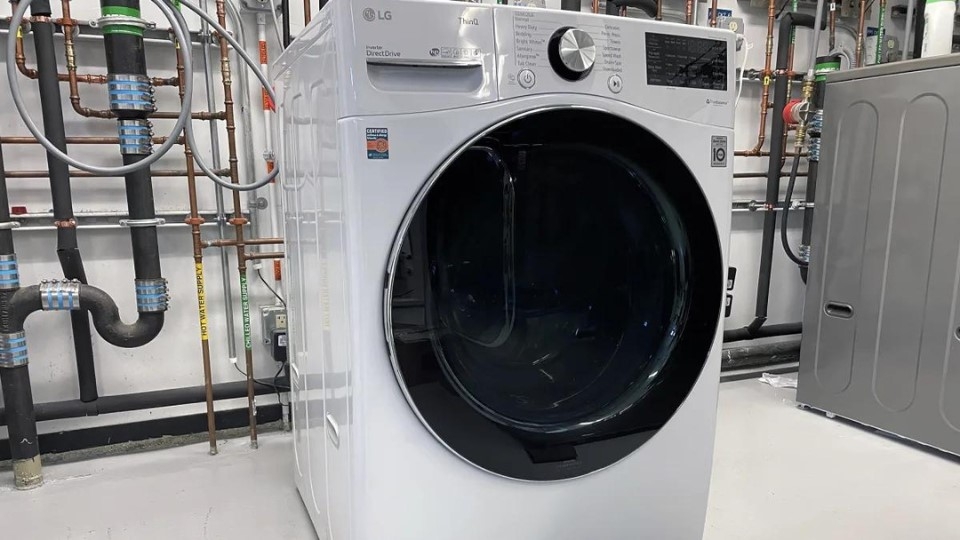 LG TrueSteam Front Load Washer WM3900HWA