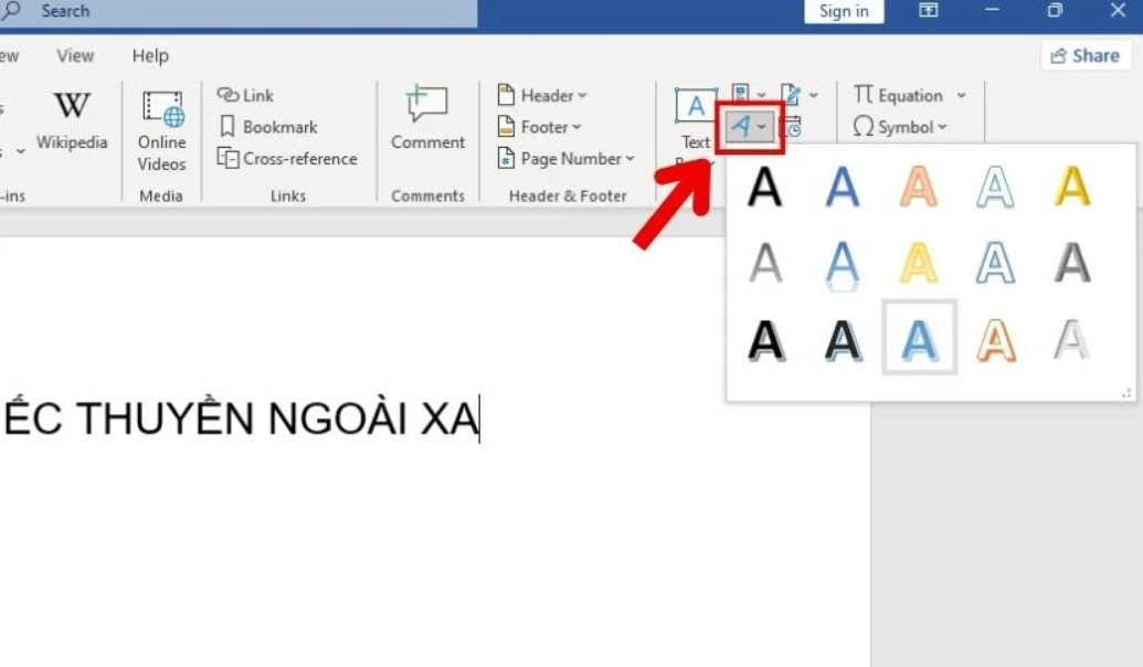 Cách làm chữ cong trong Word siêu đơn giản, gây ấn tượng ngay từ cái nhìn đầu tiên 3