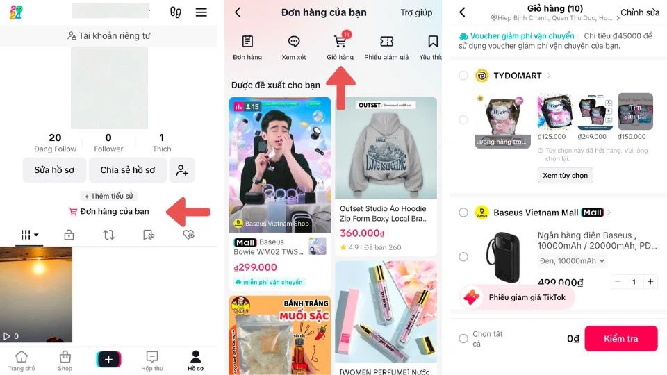 Tại sao TikTok không có giỏ hàng để mua hàng (ảnh 2)