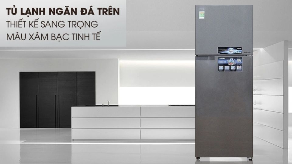 Tủ lạnh Toshiba Inverter 330 lít GR-T39VUBZ(DS)