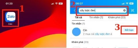 tìm lại zalo đã xóa kết bạn 3